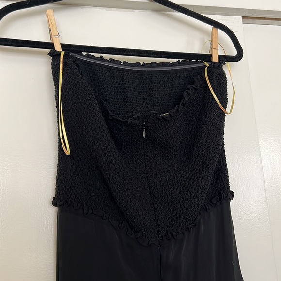 CATHERINE MALANDRINO, Silk Strapless Jumpsuit - Picture 6 of 9